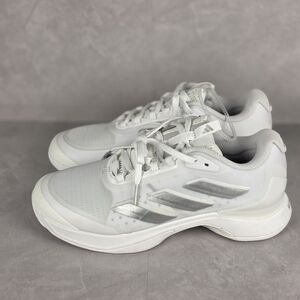 Adidas Women's White and Silver Athletic Shoes